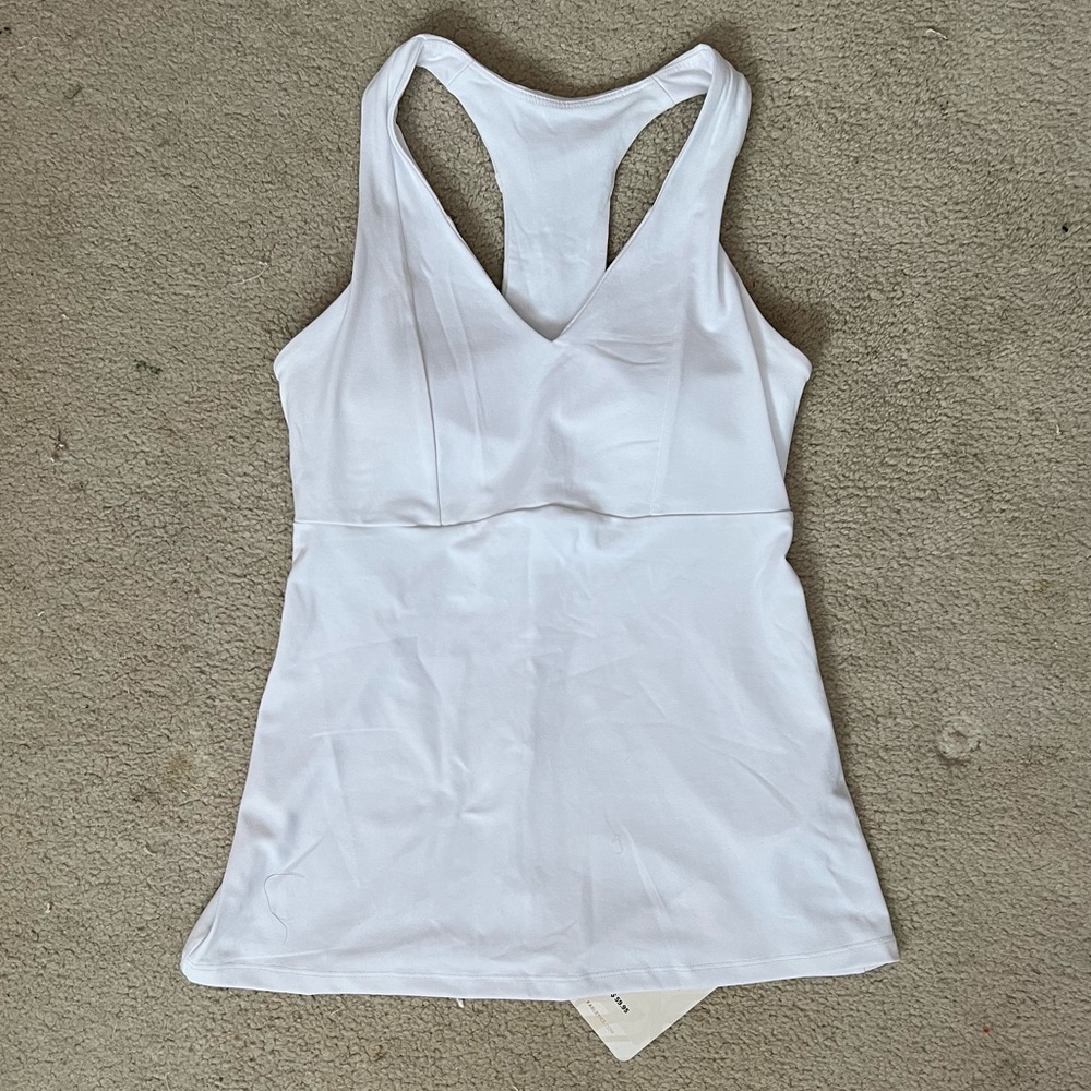 Fabletics white workout top